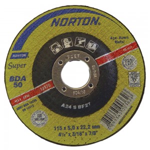 Disco de Desbaste Ferro 4.1/2"x3/16x7/8" - NORTON